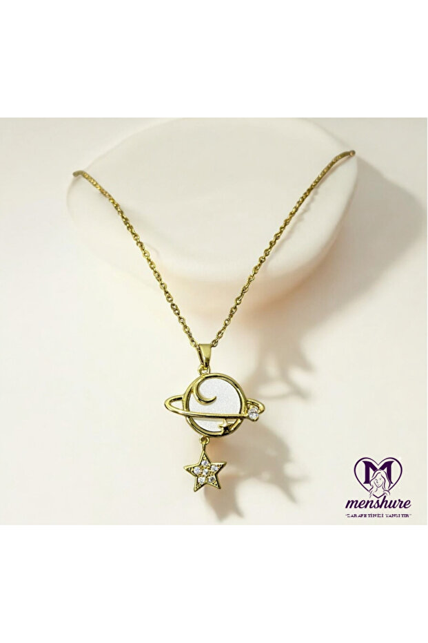 Planet Steel Necklace