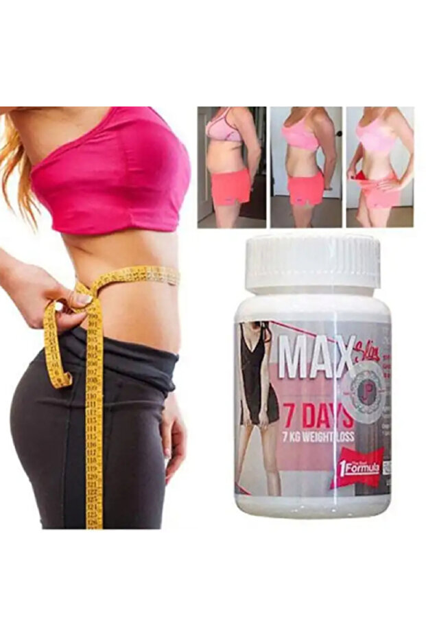 7 Days Max Slim Super Pill Supplements Weight Loss Diet Fat Burn Fast Slimming Capsule - 4