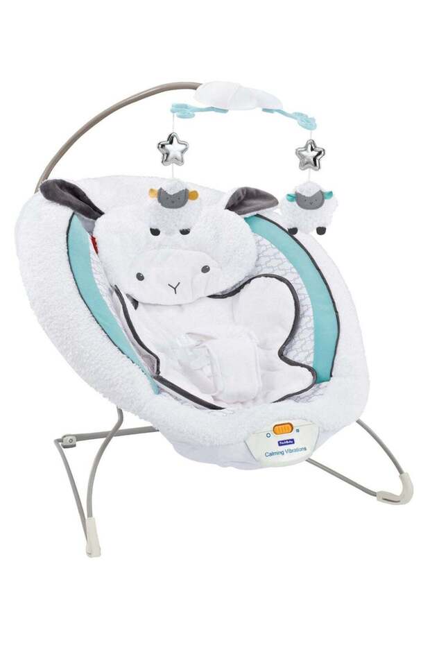 Multifunctional Bouncing Balance Cradle - White/Blue