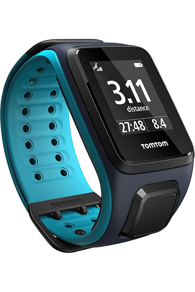 ساعة Runner 2 GPS بحزام كبير، لون سكاي - 3