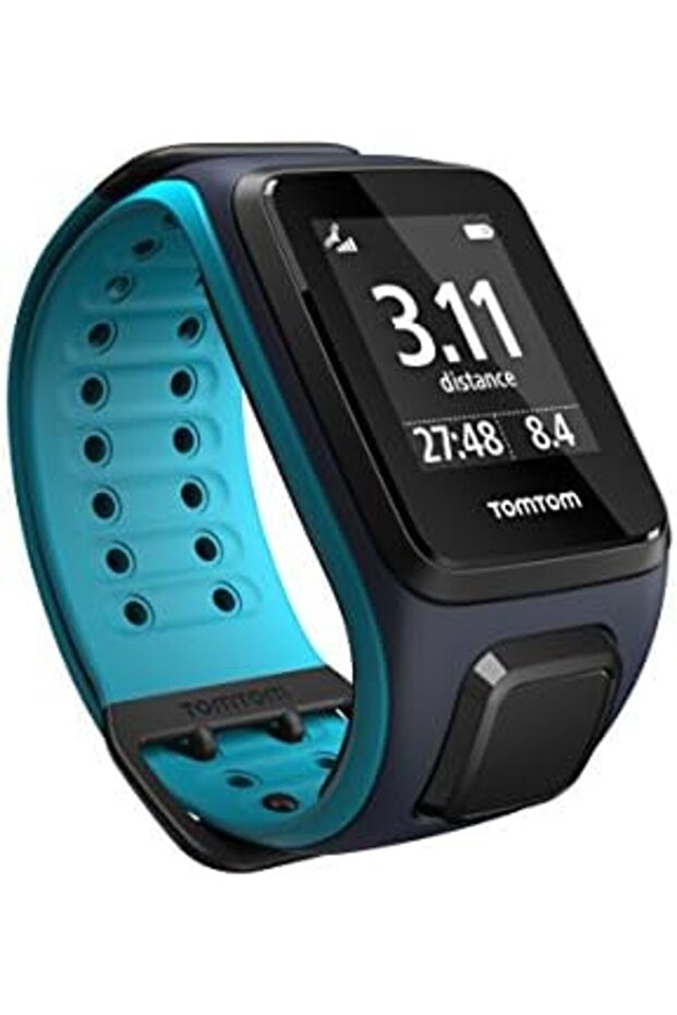 ساعة Runner 2 GPS بحزام كبير، لون سكاي - 4