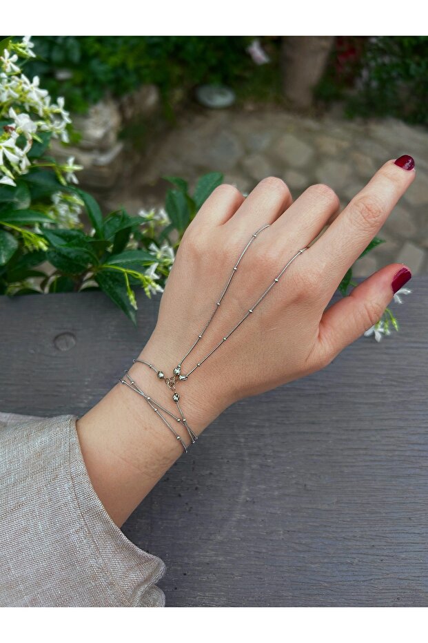 Silver Color Shahmeran with Stainless Steel Ball Chain