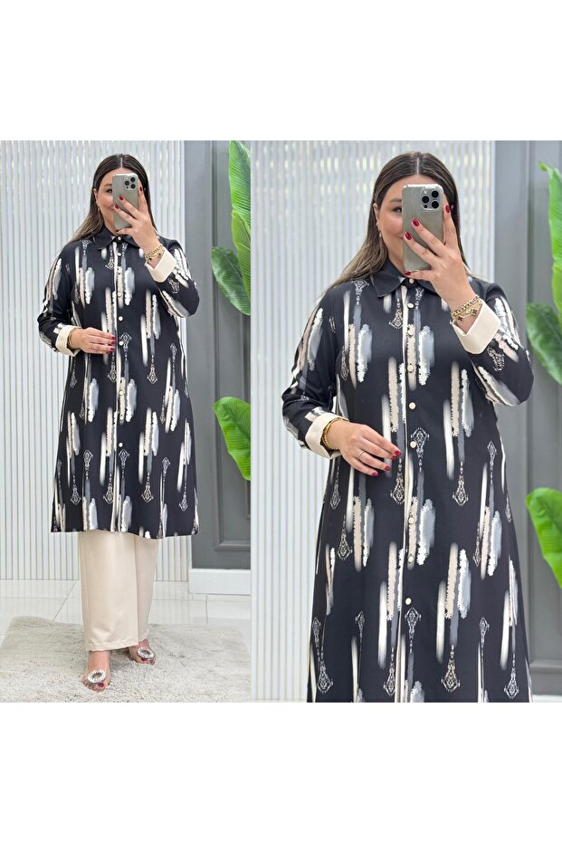 Digital Printed Double Tunic Set - 3