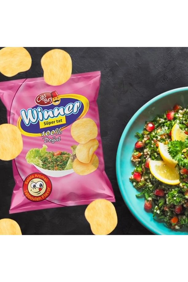 Vegan Ve Glutensiz Içerikli DEV MEGA PAKET 16 Farklı Aromalı Patates ve Mısır Cips 630GR - 6