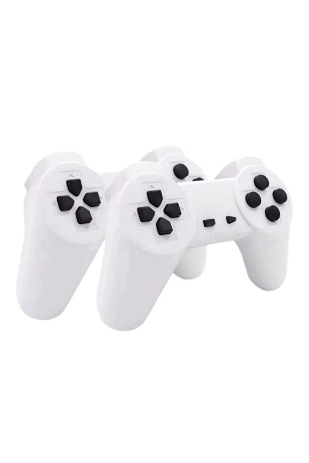 GS5 SIKS Retro Video Game Console, 2 X Wired Controller, Super 8 BIT Game, Black/White - 3