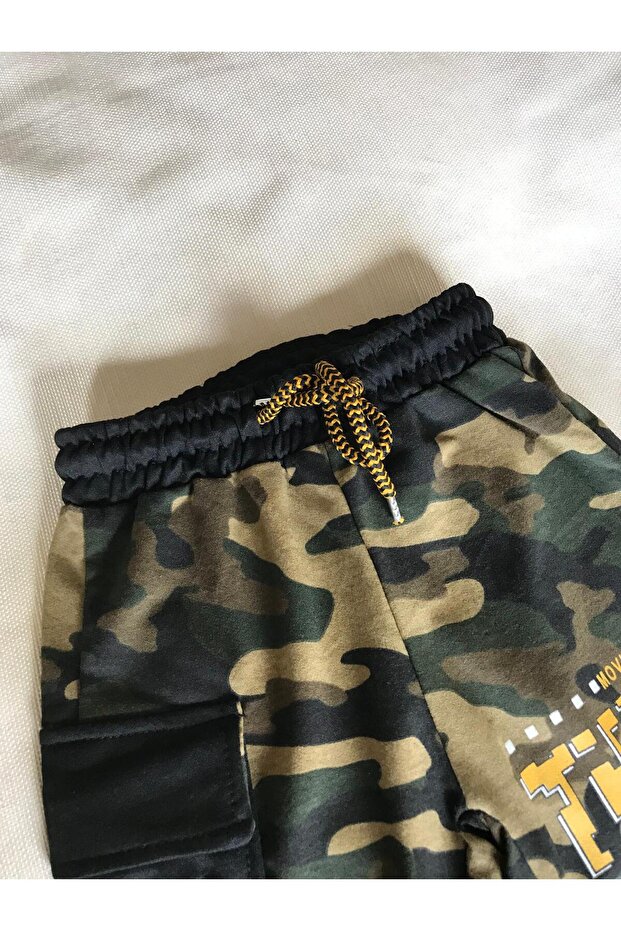 Kamuflaj Kapri Şort - 4