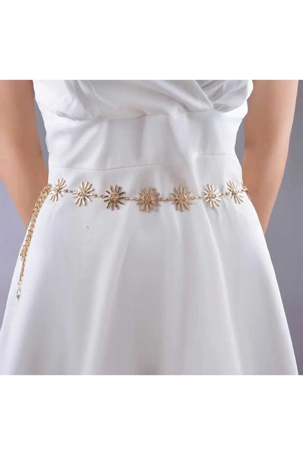 Güneş Women's Waist Cord Waist Chain Detailed Adjustable Belt