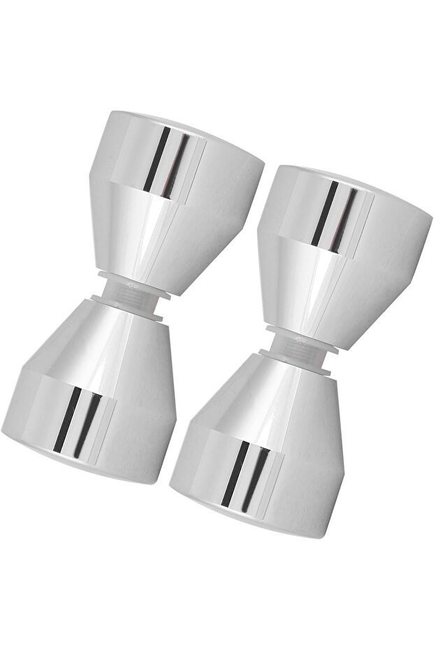 HOLPPO 2Pcs Double Sided Shower Glass Door Knob, Shower Door Handle Knob, Back to Back Bathroom Door