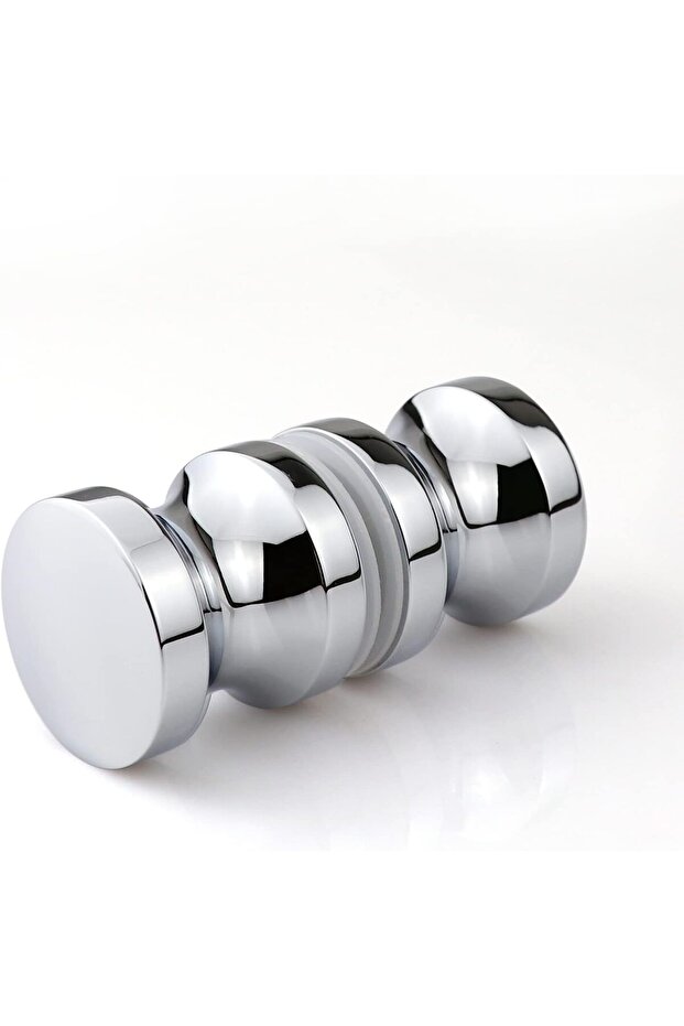 RED SATURN Solid SUS304 Shower Door Knob Glass Door Bathroom Round Back-to-Back Handle Pull