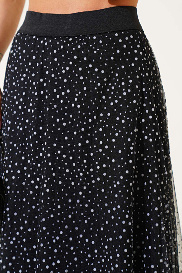 Puantiyeli tül etek - 3