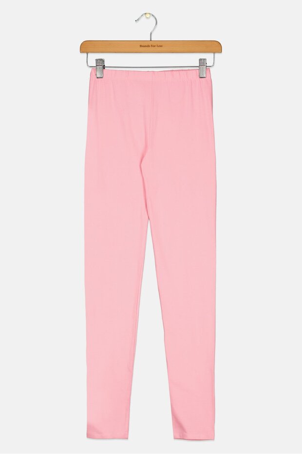 بنطلون سهل الارتداء للبنات الصغار، وردي - 1