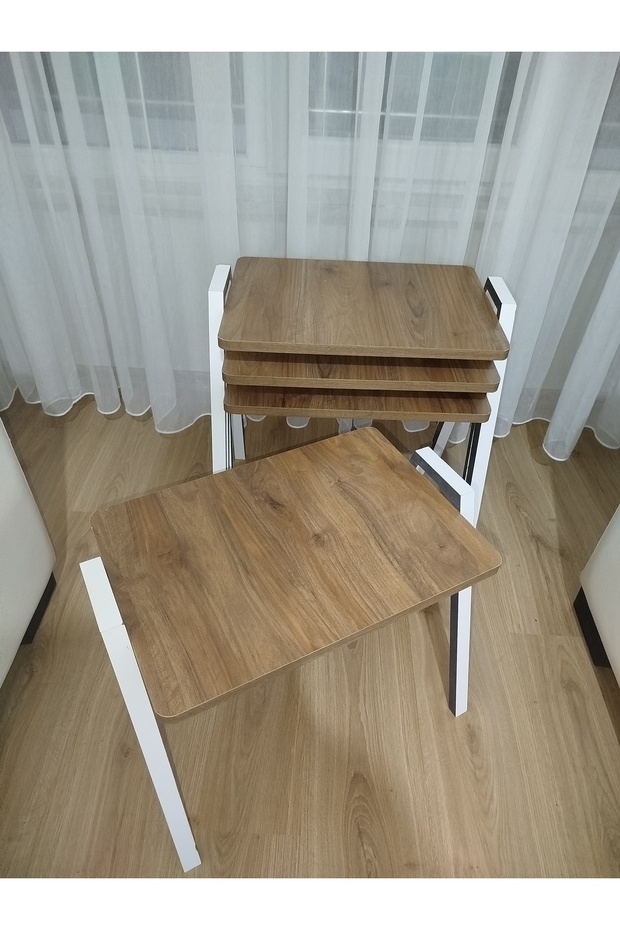Zigon Sehpa 4'Lü Tepsi Model - 5