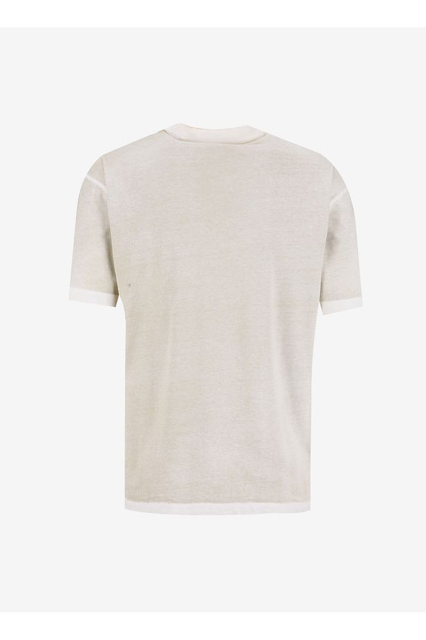 Bisiklet Yaka Desenli Haki Erkek T-Shirt M5GI70I3Z14A82C SS CN INSIDE SPRAY - 7