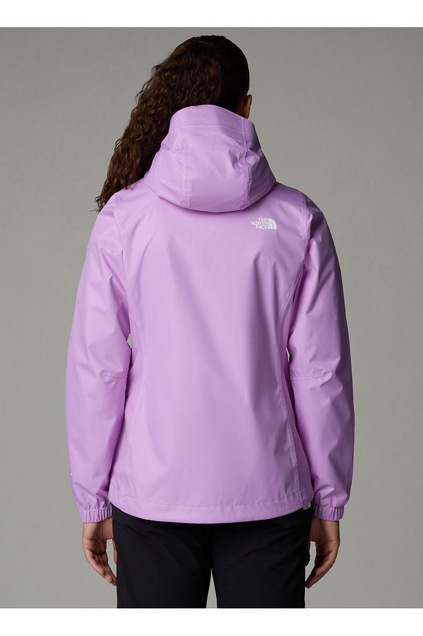 NF00A8BA0XO1-W QUEST JACKET - EU Mor Kapüşon Yaka Regular Fit Düz Kadın Yağmurluk - 3