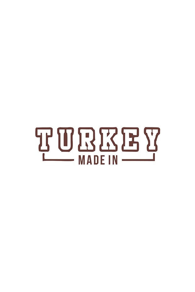 Made in Turkey Car Sticker 17X17 cm Brown