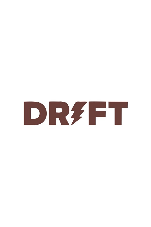 Drift Car Sticker 17X17 cm Brown