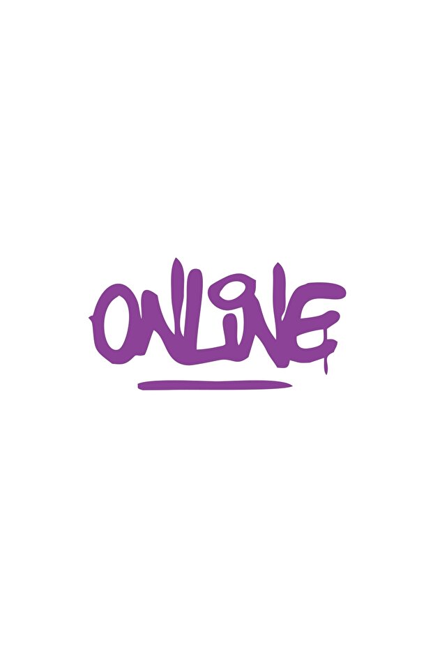 Online Car Sticker 17X17 cm Purple