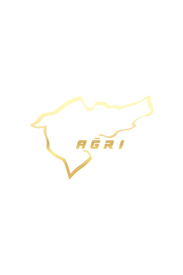 Pain Car Sticker 17X17 cm Gold