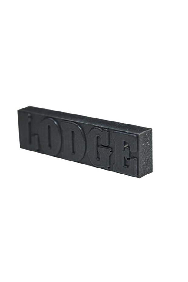 LODGE Rectangular Shaped Precision Tool Designed Cleaning Rust Eraser Black - 3