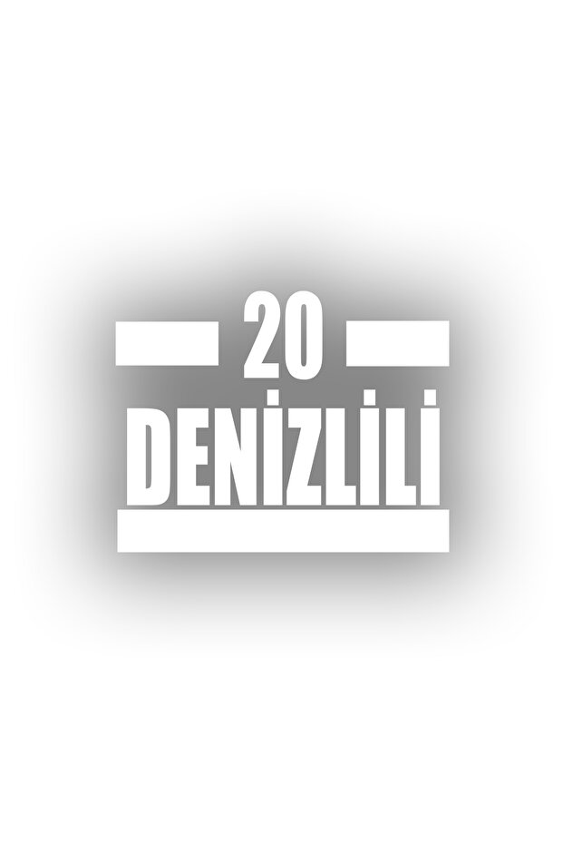 ملصق سيارة 20 سفن مقاس 17 × 17 سم باللون الأبيض