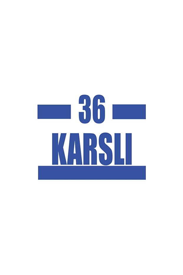 36 Car Sticker 17X17 cm Blue