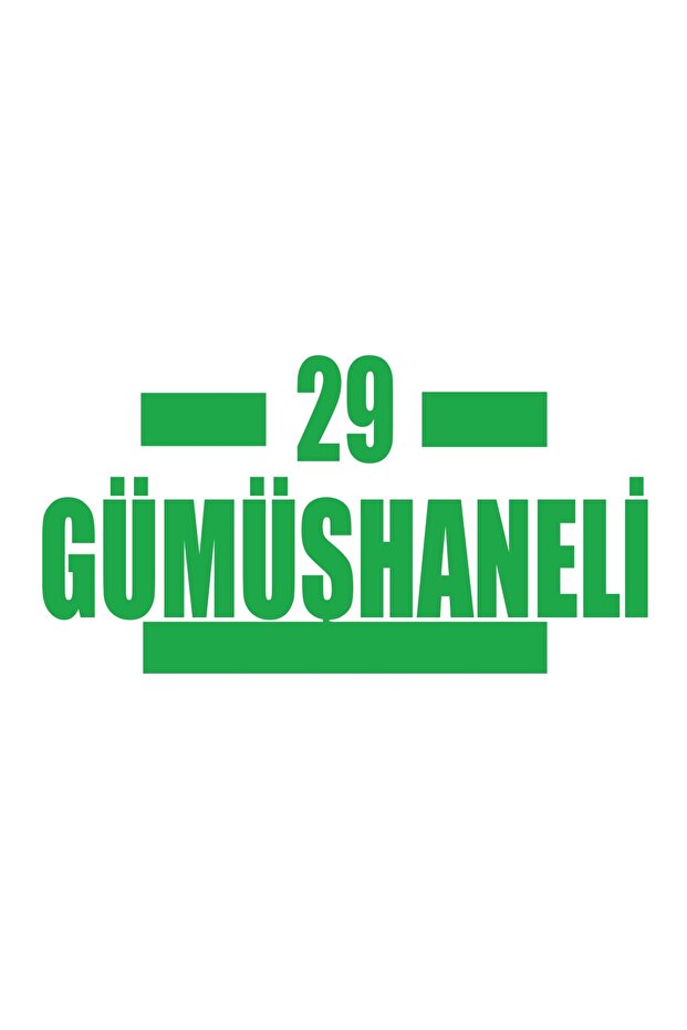 29 Silver Car Sticker 17X17 cm Green