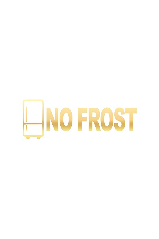No Frost Car Sticker 17X17 cm Gold