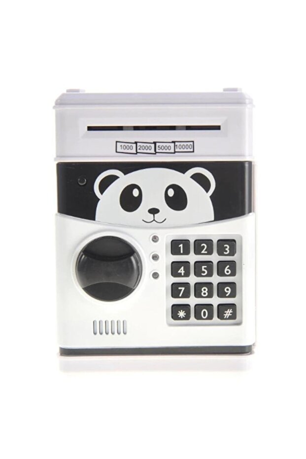 Interactive Piggy Bank HOZRO for Kids, Panda Design, with PIN Code and Safe, ATM Function for Saving - 2