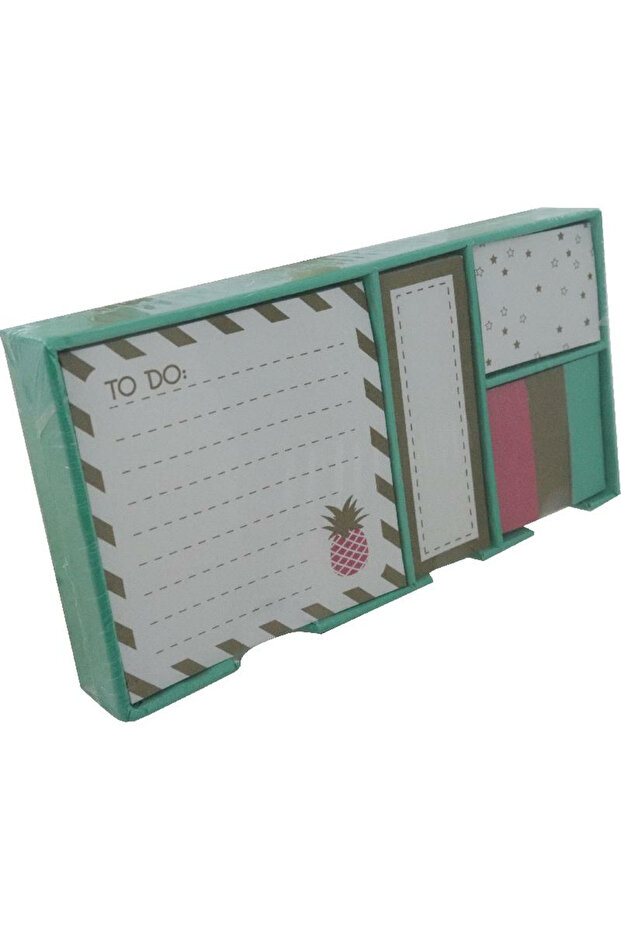 ملاحظات لاصقة عصرية - مطبوعة "مهام"، ١٠٠ ورقة، ألوان متنوعة - 3