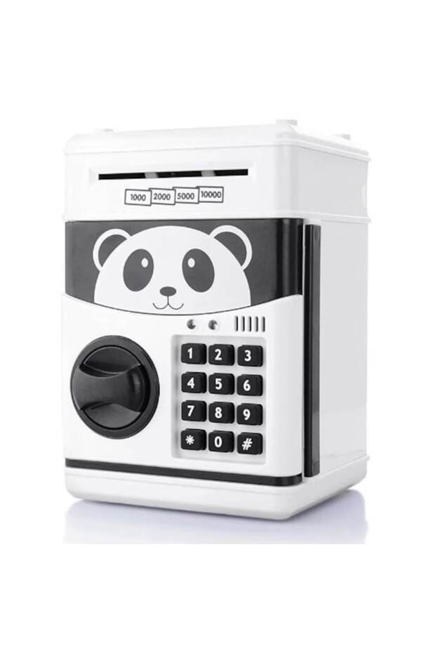 Interactive Piggy Bank HOZRO for Kids, Panda Design, with PIN Code and Safe, ATM Function for Saving - 3