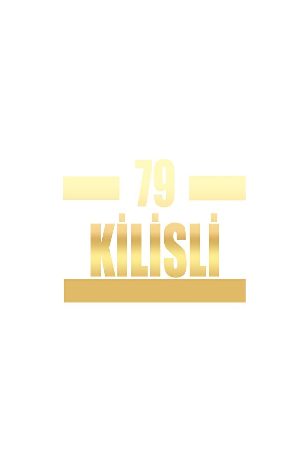 79 Kilisli Car Sticker 17X17 cm Gold