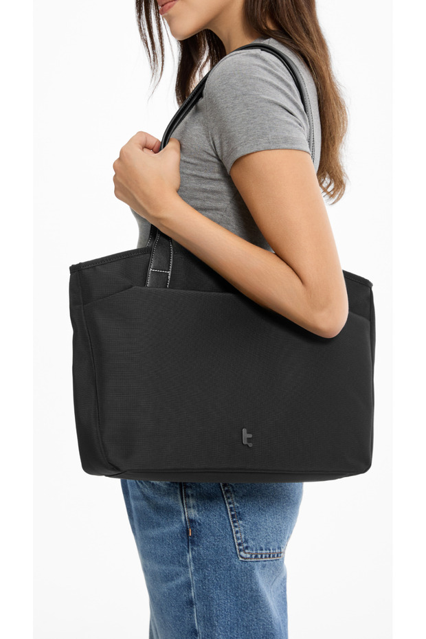 Versatile T23 14 Inch/10L Black Tote Bag Laptop Notebook Shoulder Bag - T23S1D1