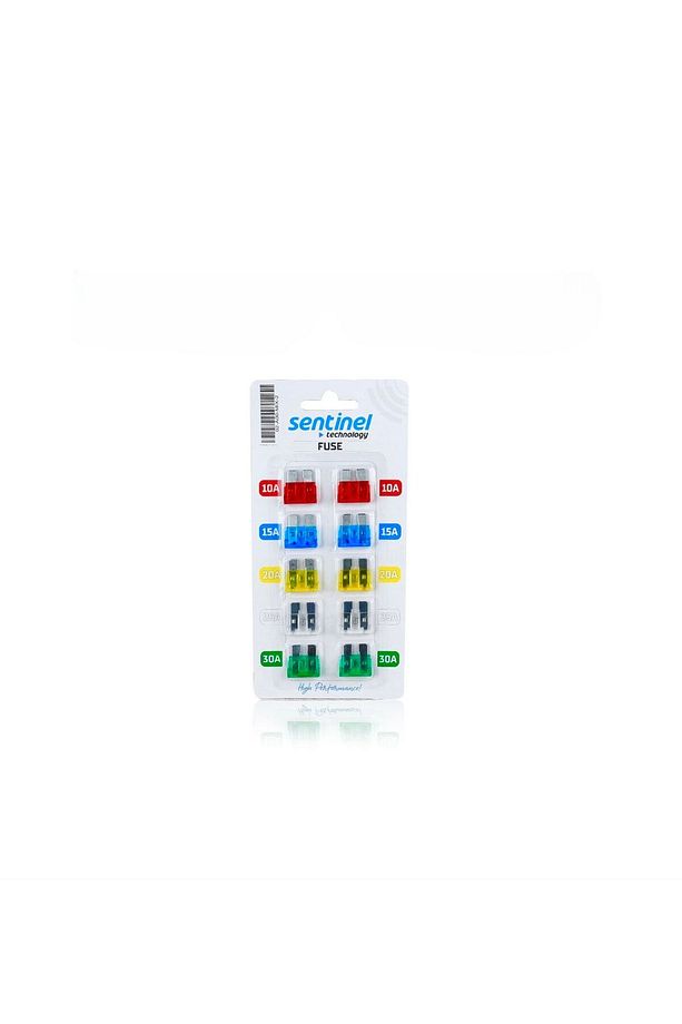 Bıçak Sigorta 10A, 15A, 20A, 25A, 30A / 10LU SET - 19X19 MM - 1