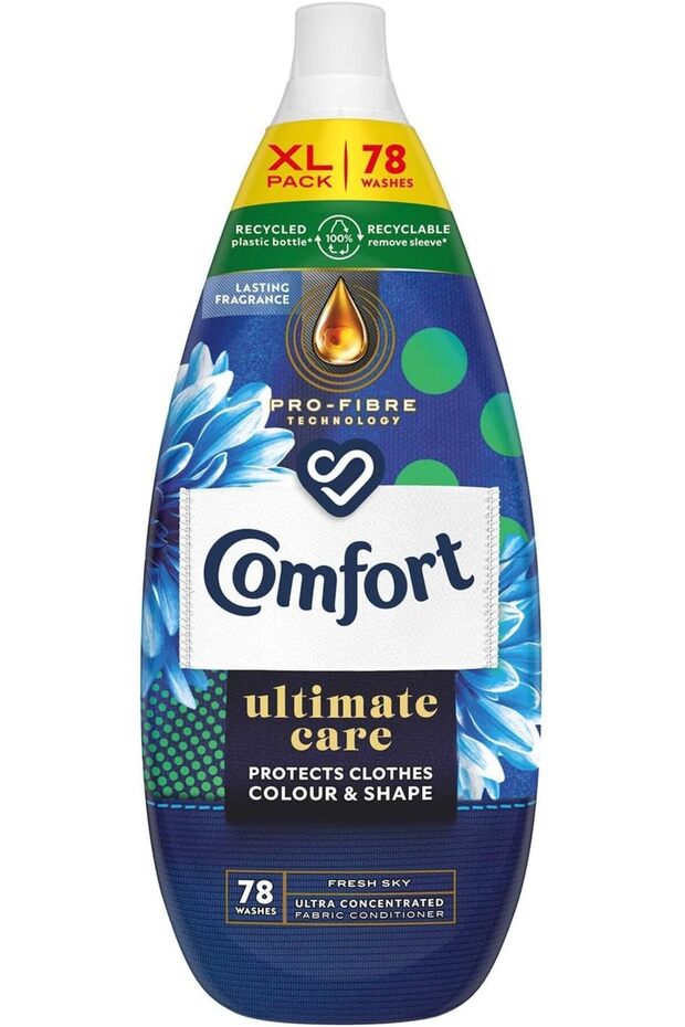 Unilever Comfort Ultimate Care Fresh Sky Ultra-Concentrated Fabric Conditioner 1.178 L