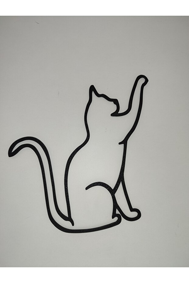 Kedi figür duvar süsü - 2