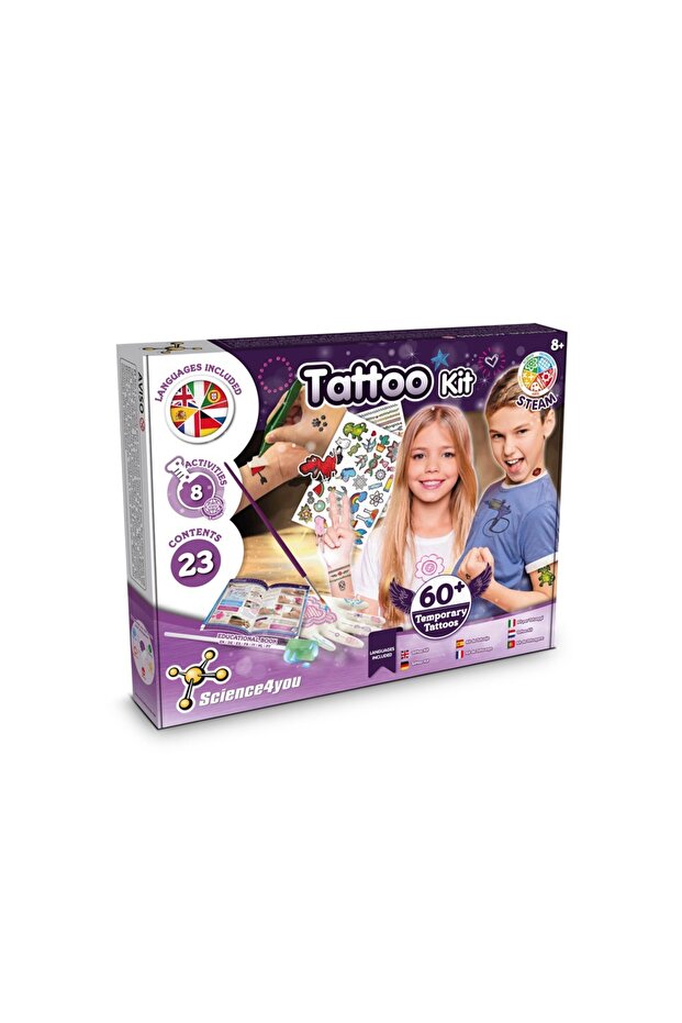 Educational game for children - first temporary tattoos - 3