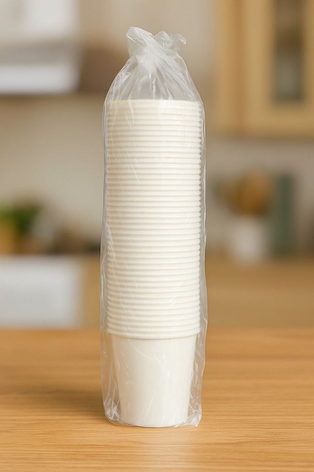 KARTON BARDAK 8 OZ 50'Lİ KAHVE ÇAY KAĞIT BARDAK - 3