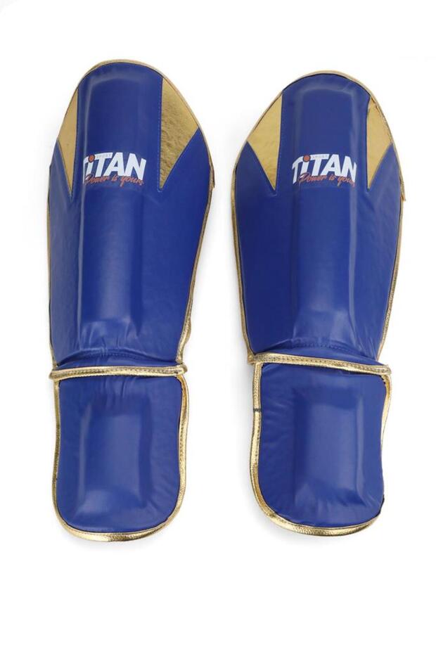 Bright Blue-Yellow Muay Thai, Kick Boxing Crotch Protector