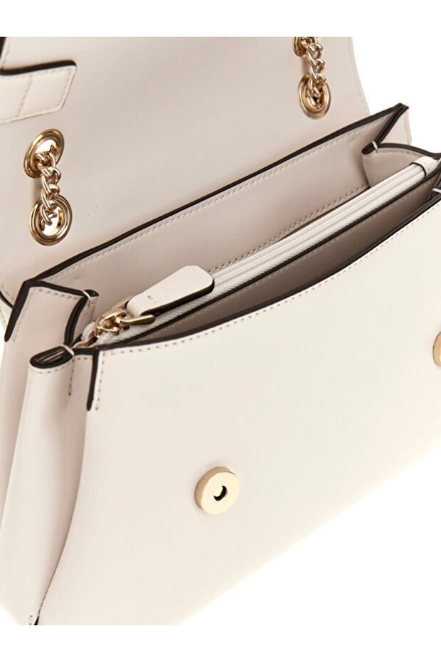 Kadın Ekru Lorelei Dönüştürülebilir Flap Crossbody Ça - 4