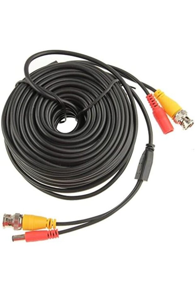 كابل CCTV بطول 20 مترًا مع BNC وDC - 1