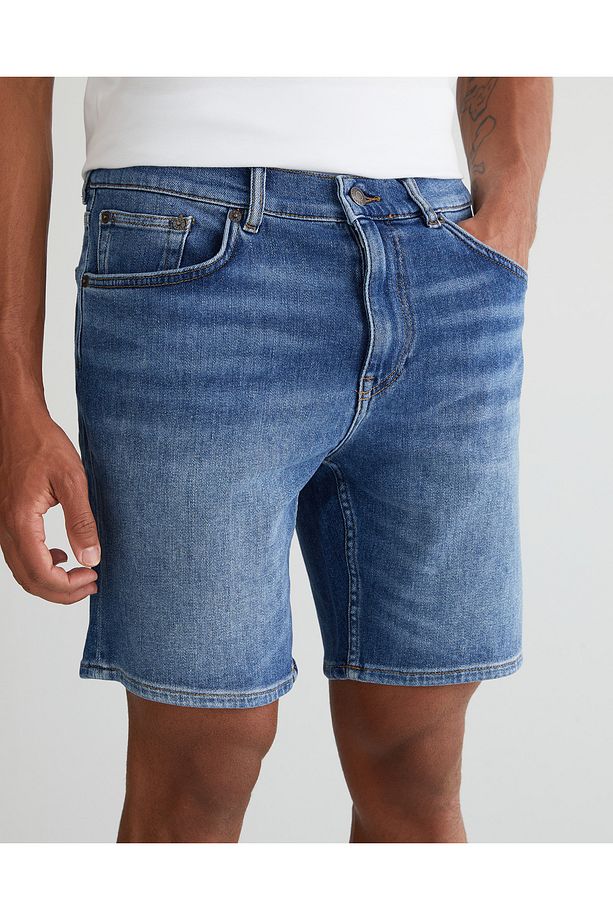 Erkek Mavi Regular Fit Şort - 4