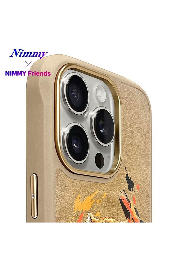 iPhone 16 Pro Max Uyumlu MagSafe Özellikli Gerçek Nakış İşlemeli Kaplan Desenli Dazzling Kılıf - 5