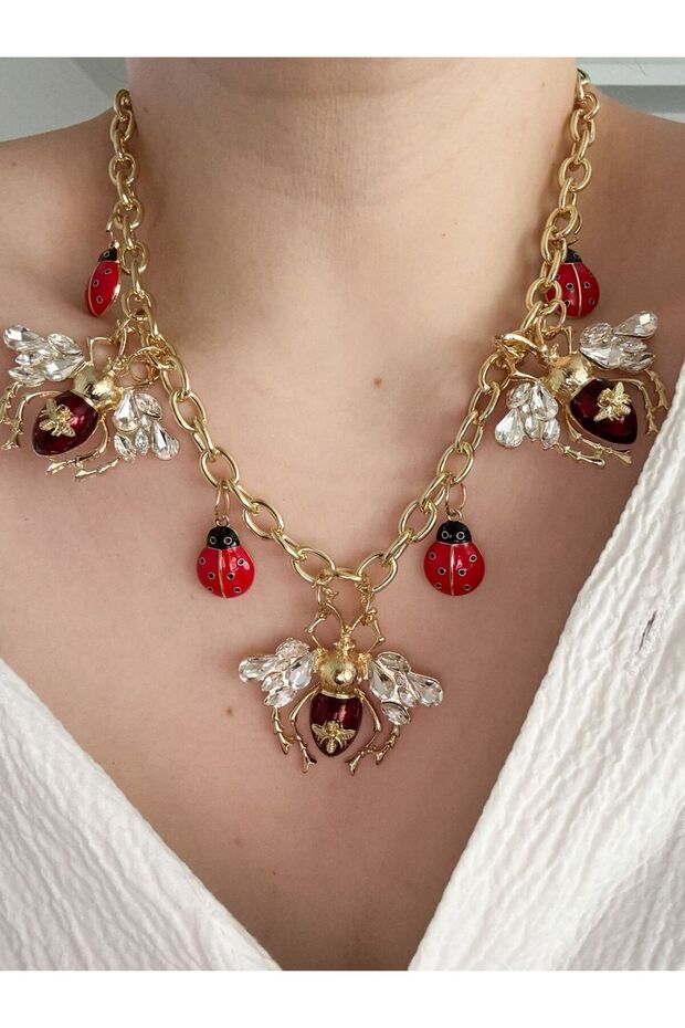 UĞUR BÖCEĞİ CHARM KOLYE - 1