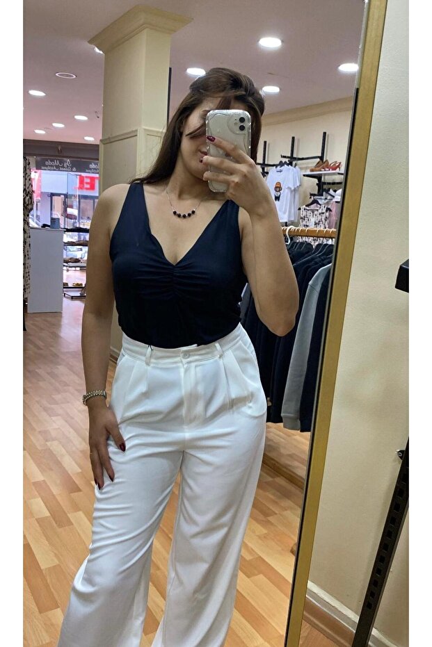 Degaje Yaka Kadın Bluz - 2