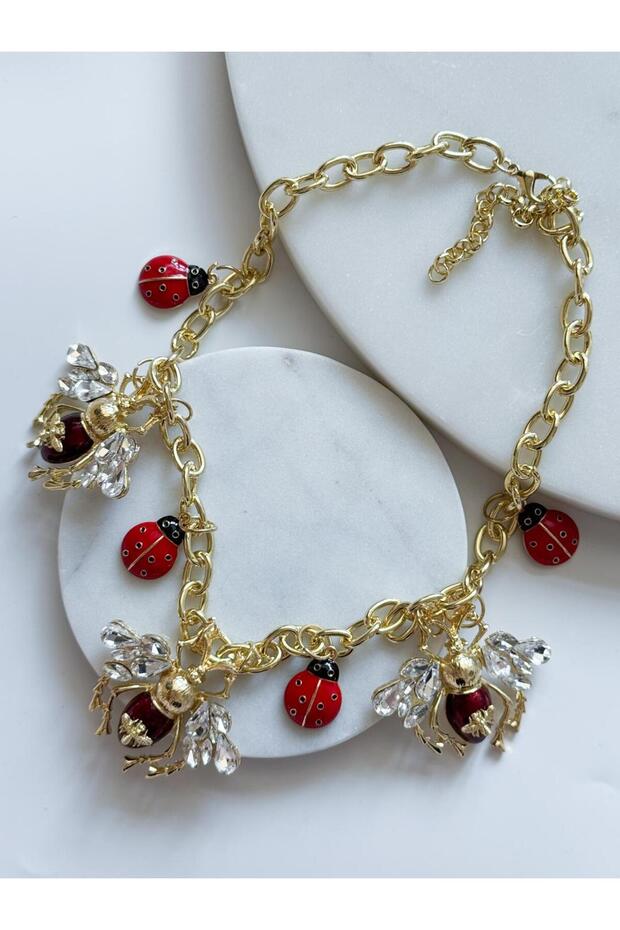 UĞUR BÖCEĞİ CHARM KOLYE - 2