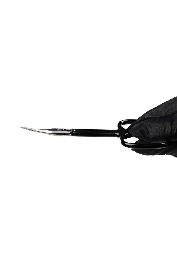 Professional Cuticle Scissors, Extra Sharp Black - 4