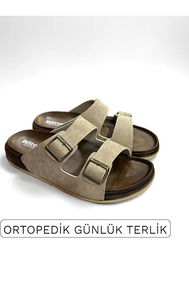 Orthopedic Comfortable and Lightweight Buckle 4 Season Slippers