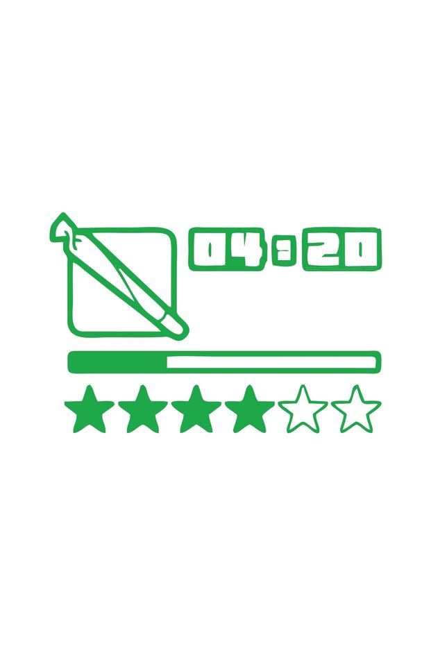 Gta Sticker 17X17 cm Green