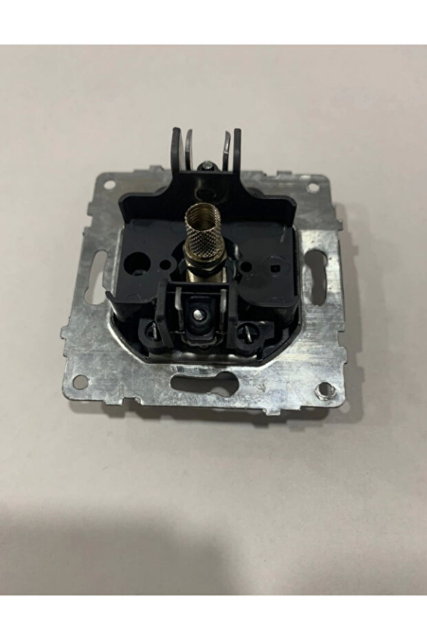 Smoked tv socket f connector frameless grano - compatible frame for socket and switch - 2