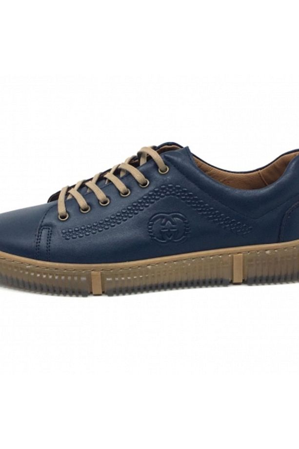 %100 Hakiki Deri Rahat Ortopedik Erkek Günlük Sneaker Spor Ayakkabı Yeni Sezon 39-44 - 4